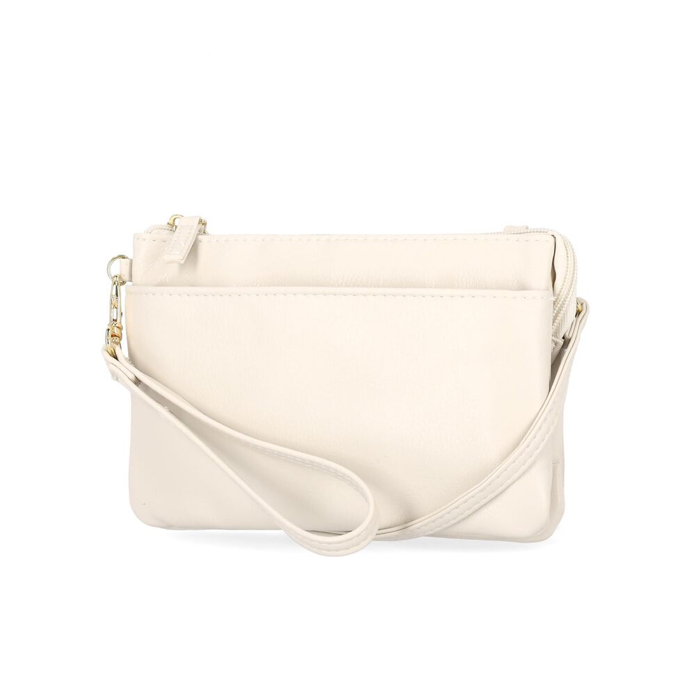 8989 Brady Anti Theft Cell Phone Crossoby Bag RFID Purse Wallet, Birch